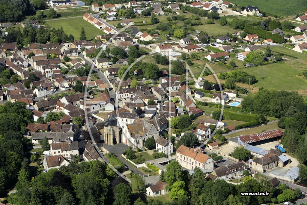 Photo arienne de Malay-le-Grand (Centre)