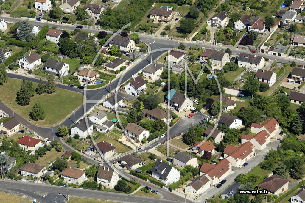 Photo arienne de Pont-sur-Yonne (le Fond de la Croix)