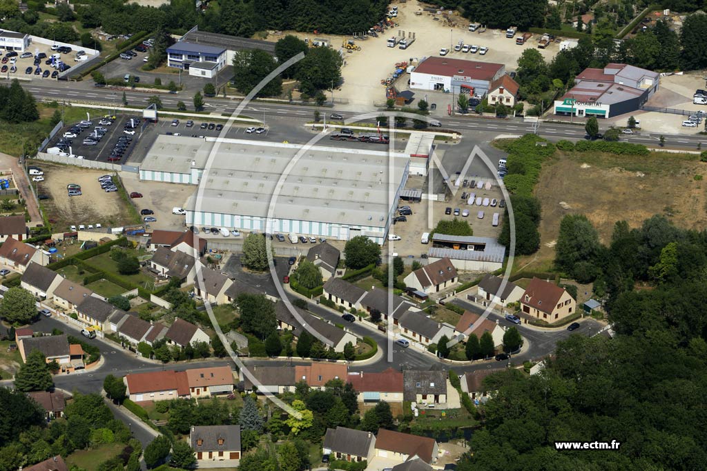 Photo arienne de Sens (le Pont Bruant)