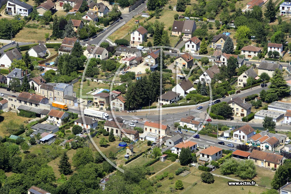 Photo arienne de Joigny (les Ingles)