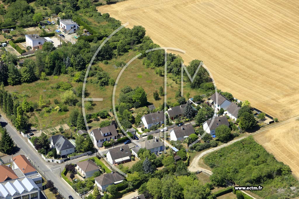 Photo arienne de Joigny (Pied d'Oiseau)