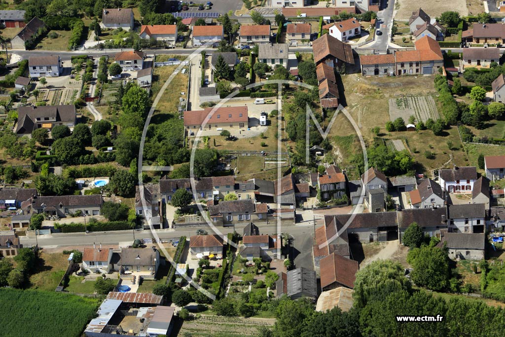 Photo arienne de Migennes (le Vieux Migennes)