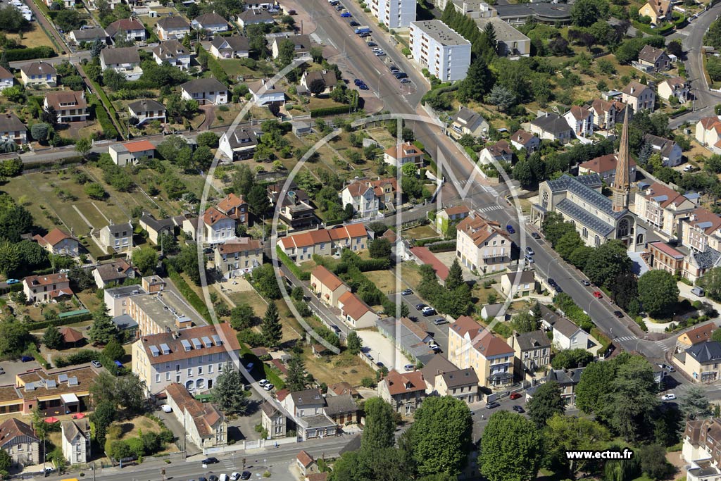 Photo arienne de Migennes (les Mignottes)