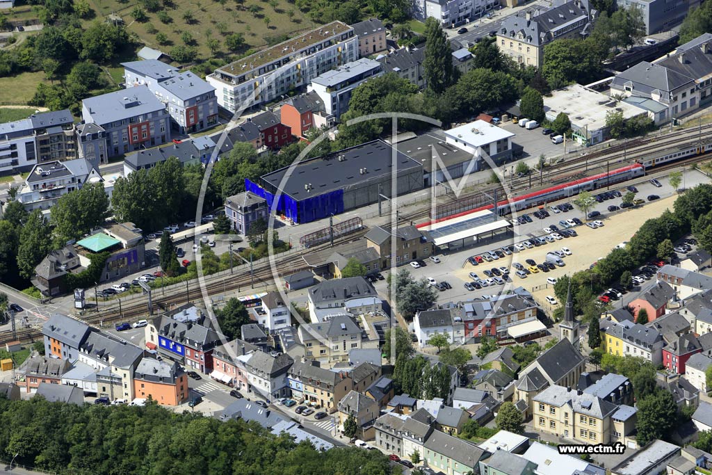 Photo arienne de Luxembourg (Dummeldeng)