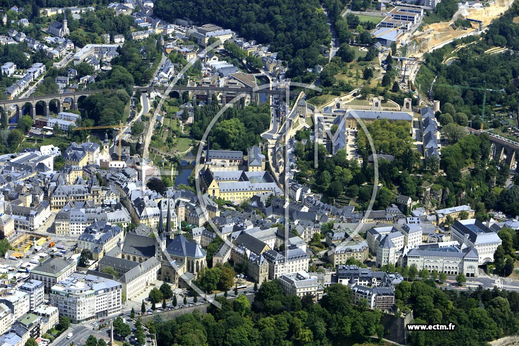 Photo arienne de Luxembourg (Ville-Haute)