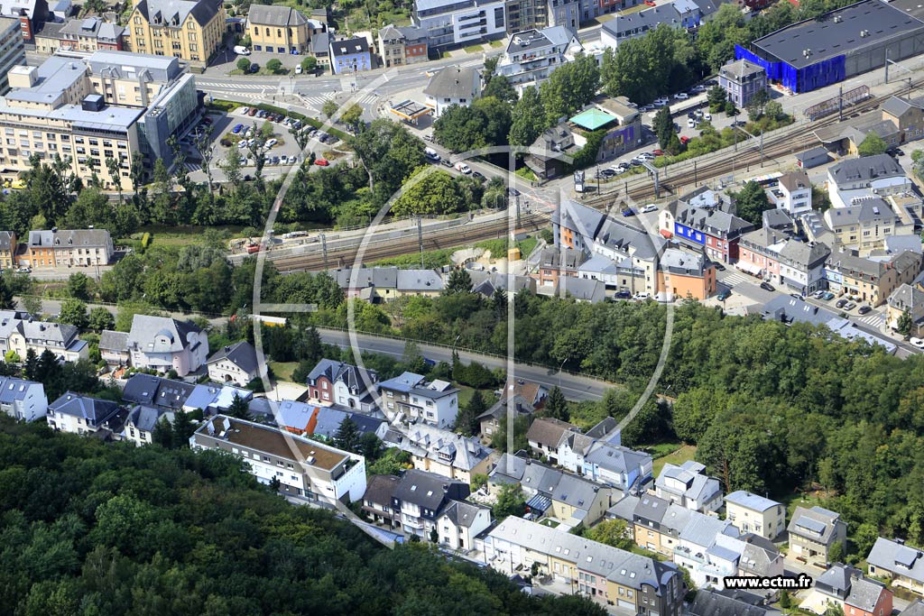 Photo arienne de Luxembourg (Weimerskirch)