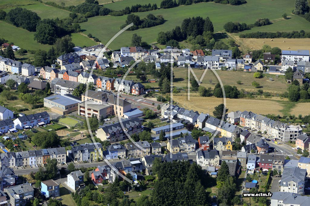 Photo arienne de Dudelange (Ouest)