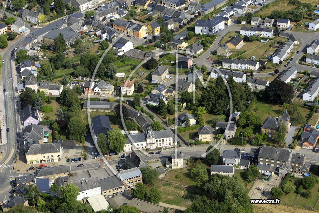 Photo arienne de Aubange (Centre)