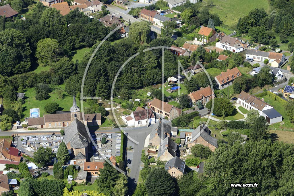 Photo arienne de Fayt-le-Franc