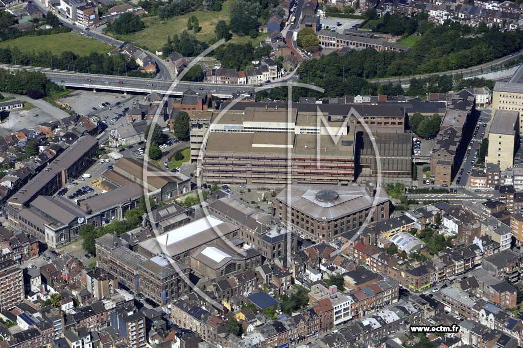 Photo arienne de Charleroi (Centre)