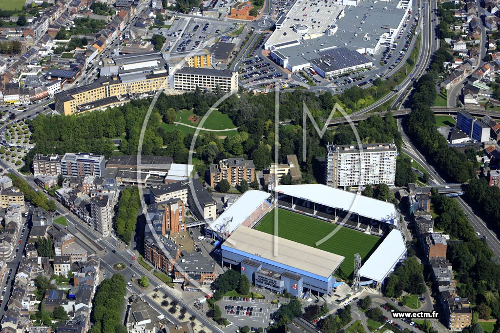 Photo arienne de Charleroi (Centre)