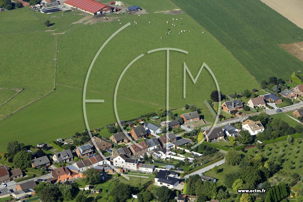 Photo arienne de Chapelle-lez-Herlaimont (Mont Delval)