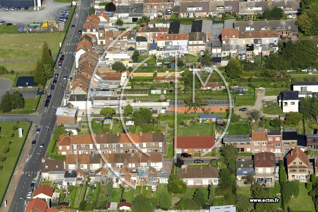 Photo arienne de Comines (Gaie Perche)