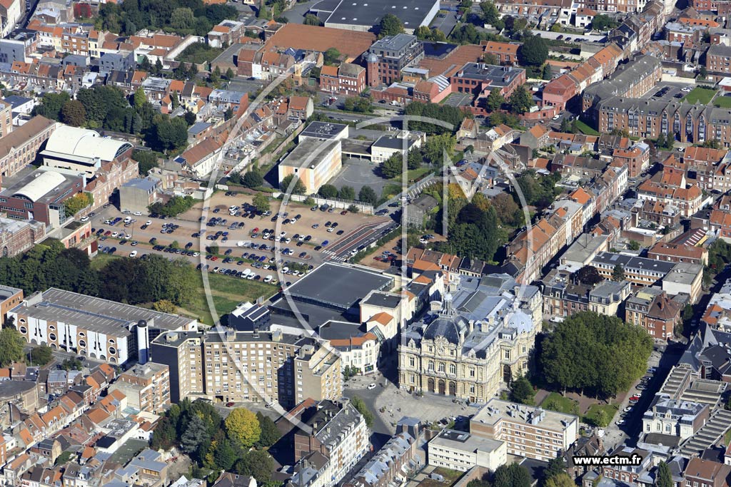 Photo arienne de Tourcoing (Centre)