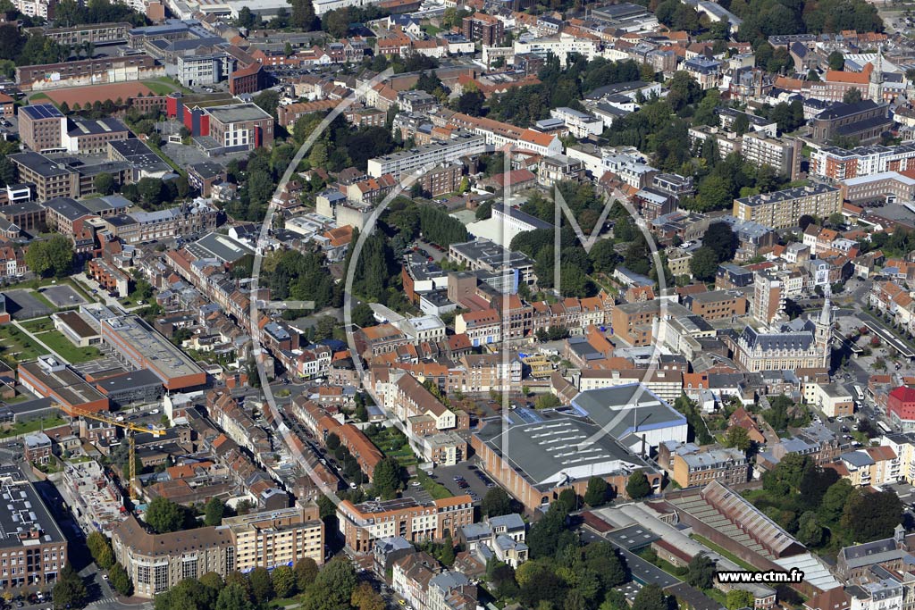 Photo arienne de Tourcoing (Centre)