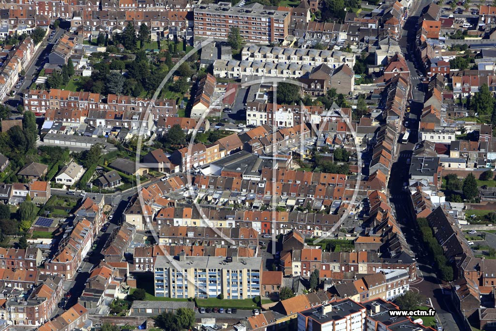 Photo arienne de Tourcoing (Croix Rouge)