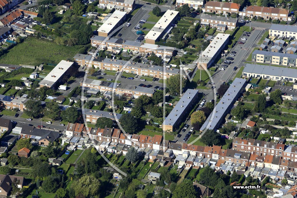 Photo arienne de Tourcoing (le Pont Rompu)