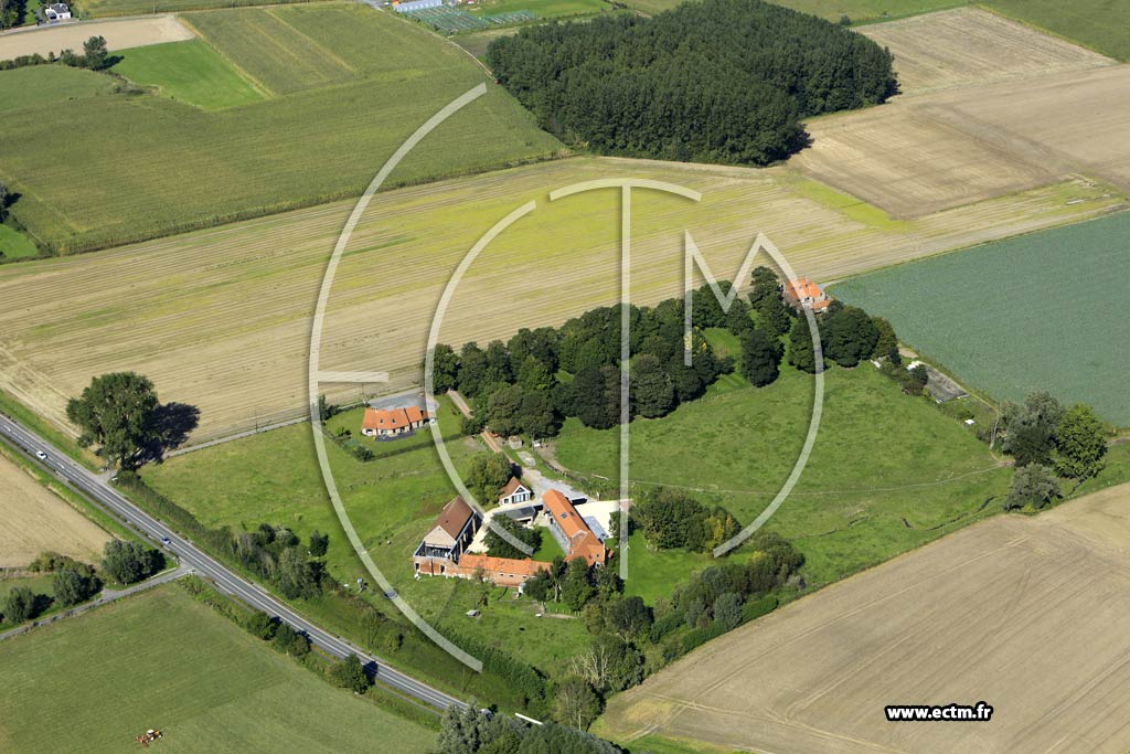 Photo arienne de Wambrechies (Ferme Dewasier)