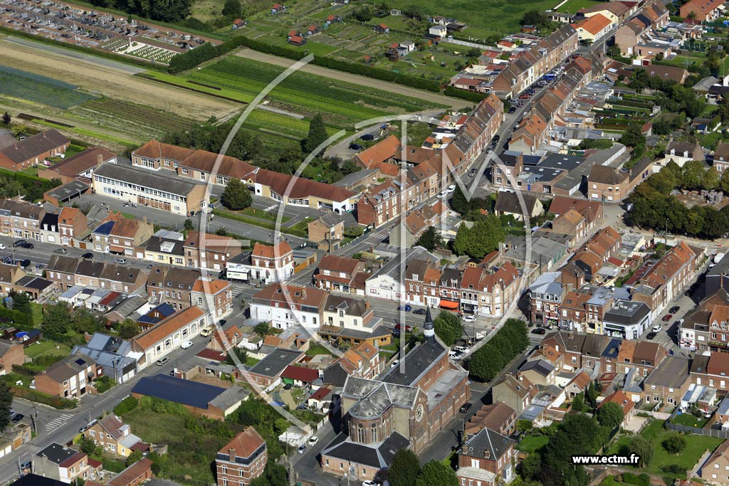 Photo arienne de Nieppe (le Pont de Nieppe)