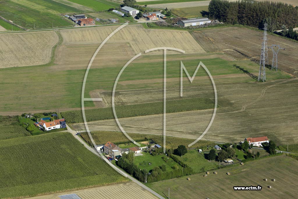 Photo arienne de Wambrechies (Chemin du Mouton Boulonnais)