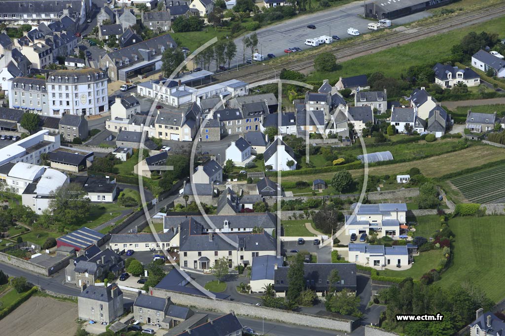 Photo arienne de Roscoff (les Capucins)