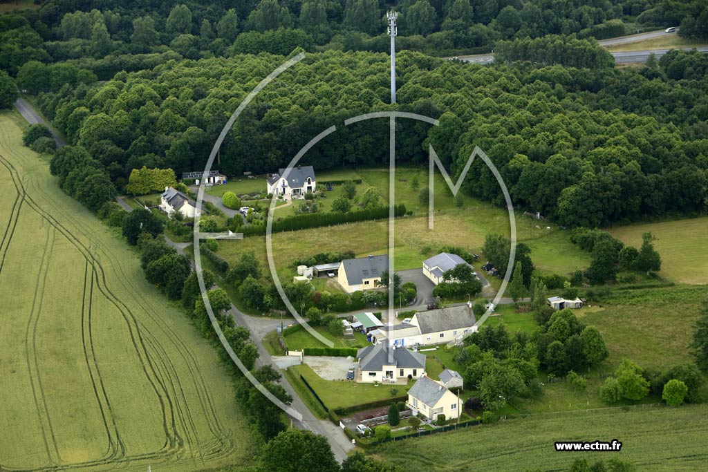 Photo arienne de Plormel (les Trois Croix)