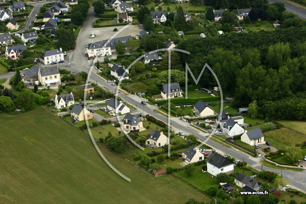 Photo arienne de Clguer (Pont Kerrous)