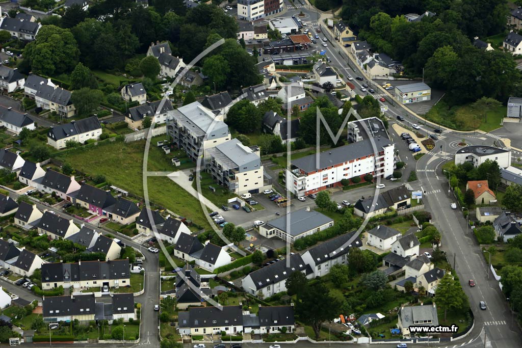 Photo arienne de Hennebont (la Gardeloupe)