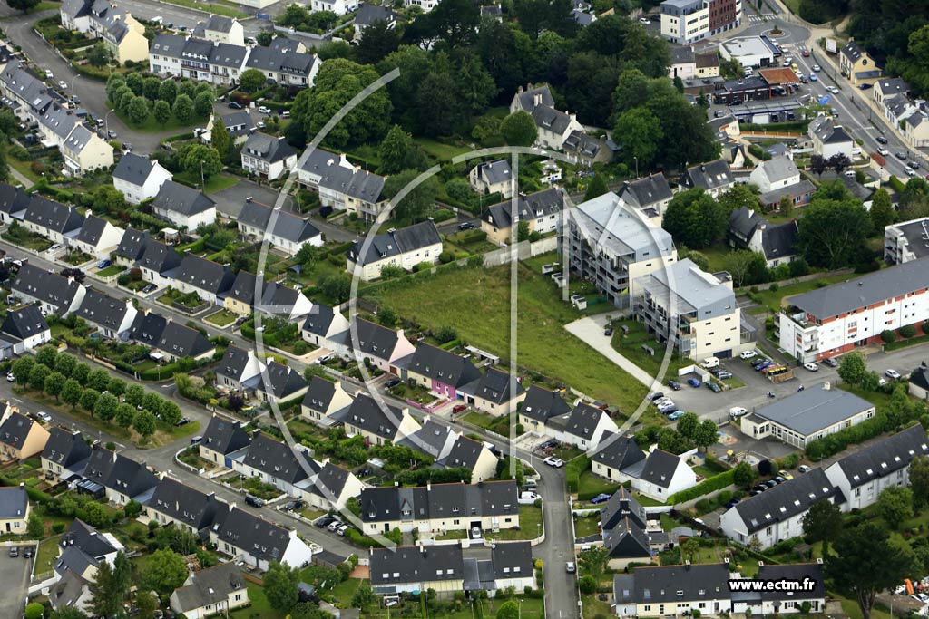 Photo arienne de Hennebont (la Gardeloupe)