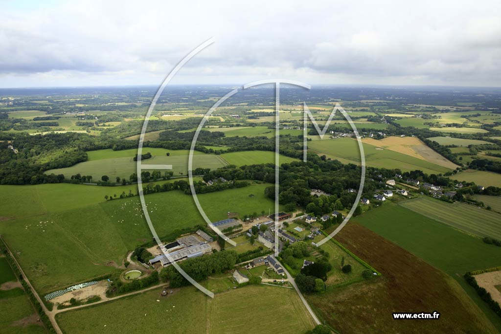 Photo arienne de Pont-Scorff (Kermorvan - le Templo)