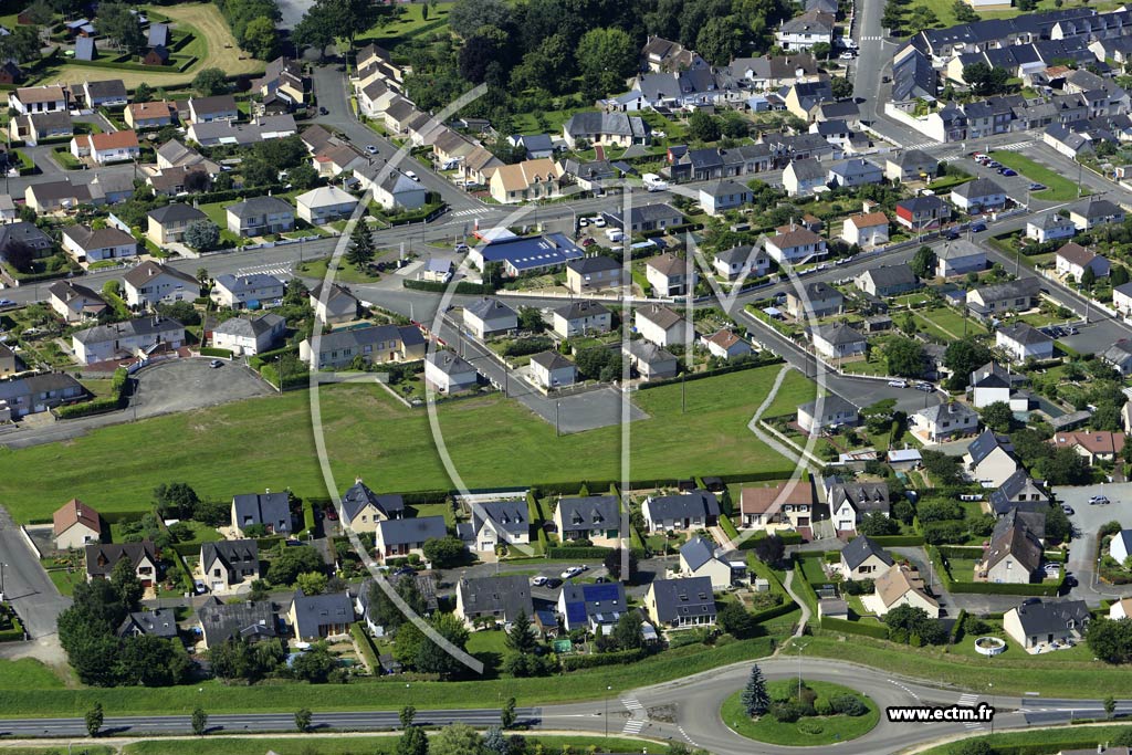 Photo arienne de vron (la Lande Chevreau)