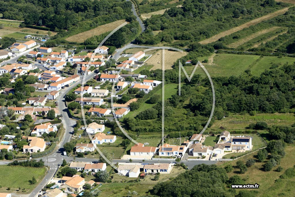 Photo arienne de Bretignolles-sur-Mer (la Girardire)