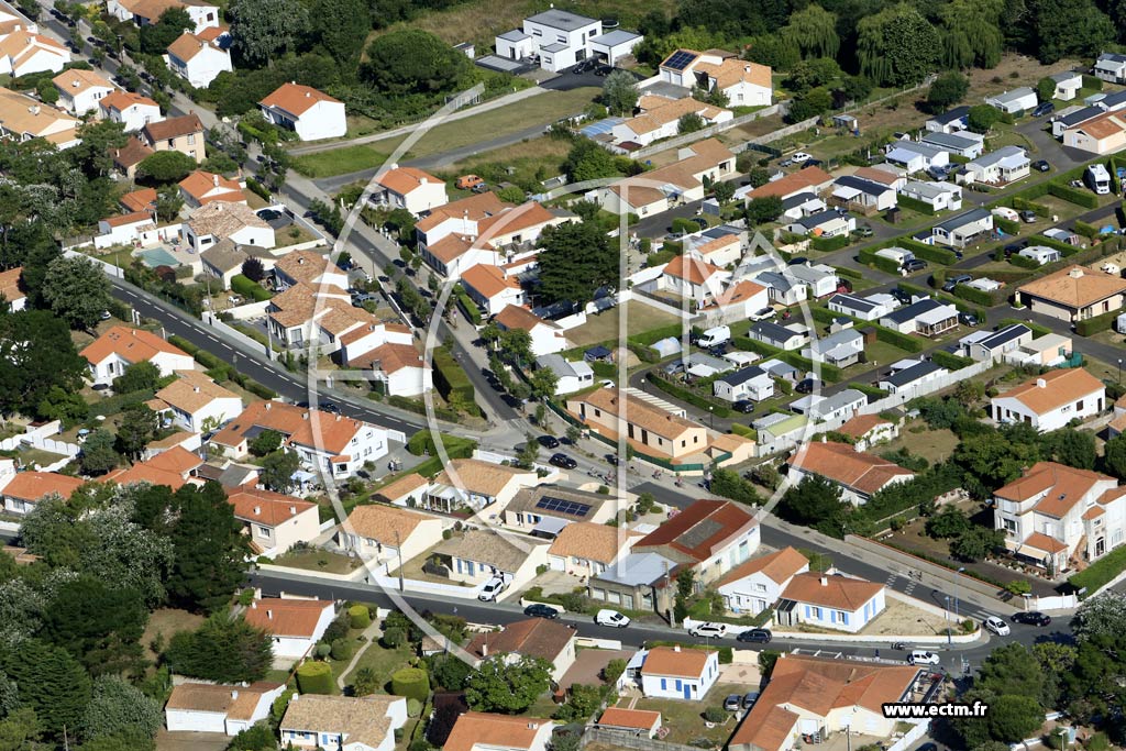 Photo arienne de Bretignolles-sur-Mer (la Pare Verte)