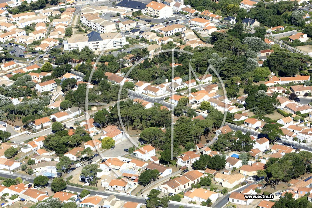 Photo arienne de Bretignolles-sur-Mer (la Pare)