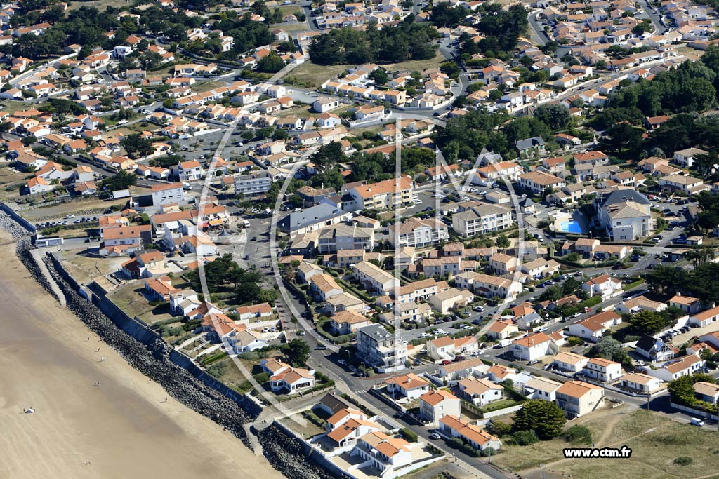 Photo arienne de Bretignolles-sur-Mer (la Pare)