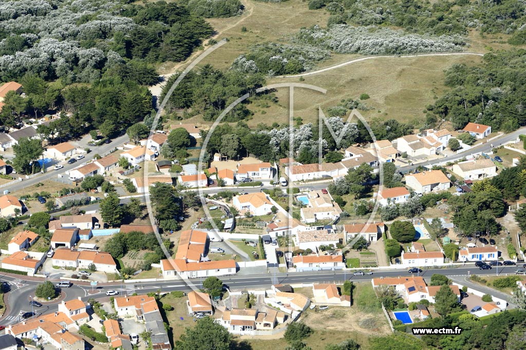 Photo arienne de Bretignolles-sur-Mer (la Sauzaie)