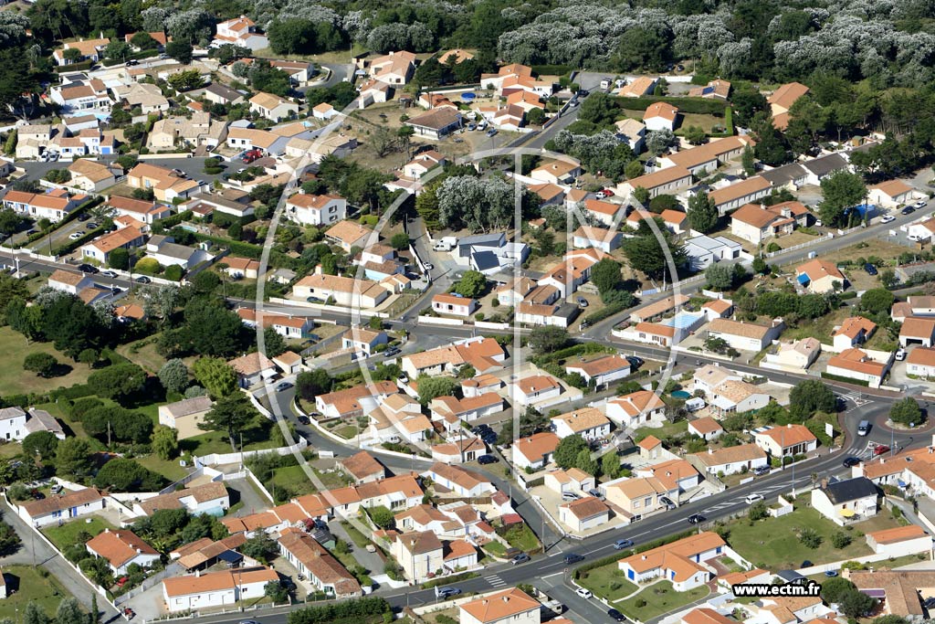 Photo arienne de Bretignolles-sur-Mer (la Sauzaie)