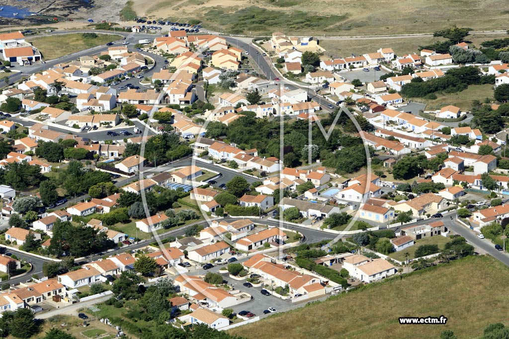 Photo arienne de Bretignolles-sur-Mer (la Sauzaie)