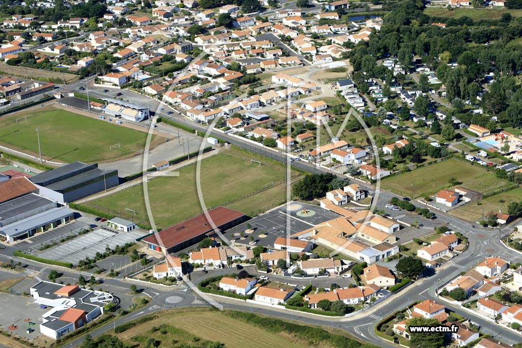 Photo arienne de Bretignolles-sur-Mer (la Trvillre)