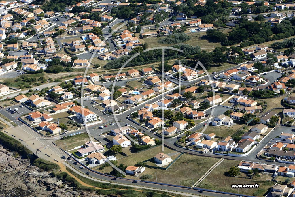 Photo arienne de Bretignolles-sur-Mer (le Chatelier)