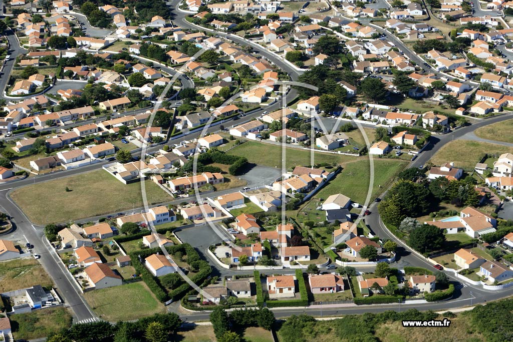 Photo arienne de Bretignolles-sur-Mer (le Chatelier)