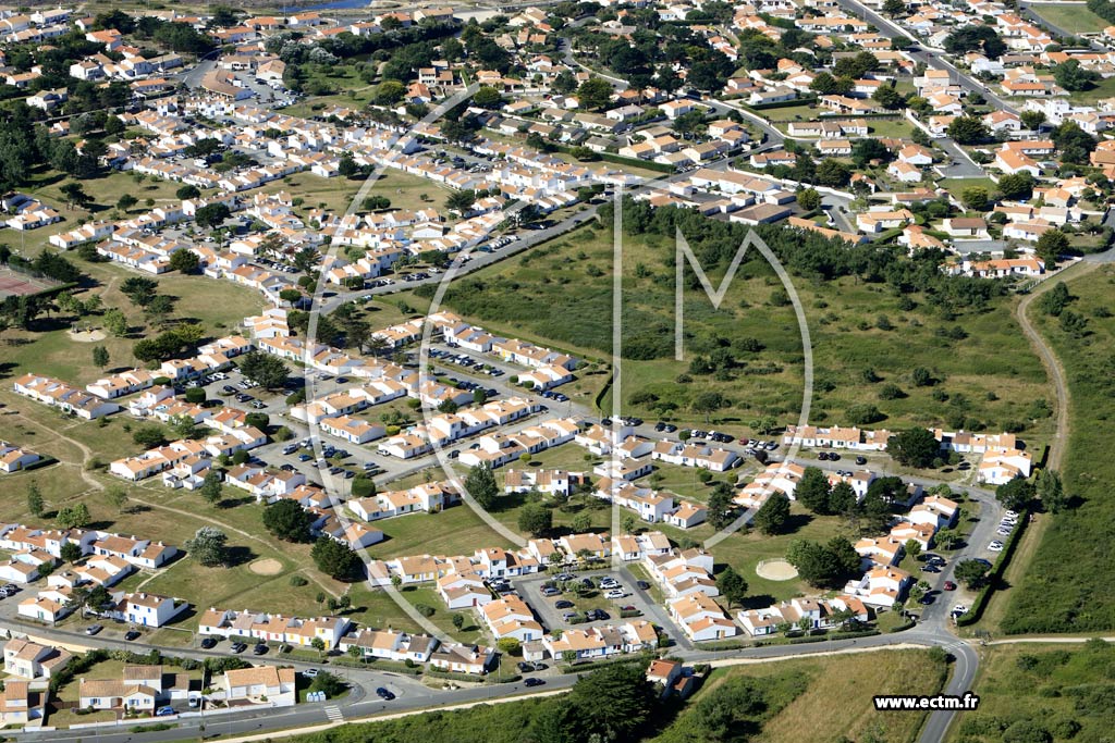 Photo arienne de Bretignolles-sur-Mer (les Fermes Marines)