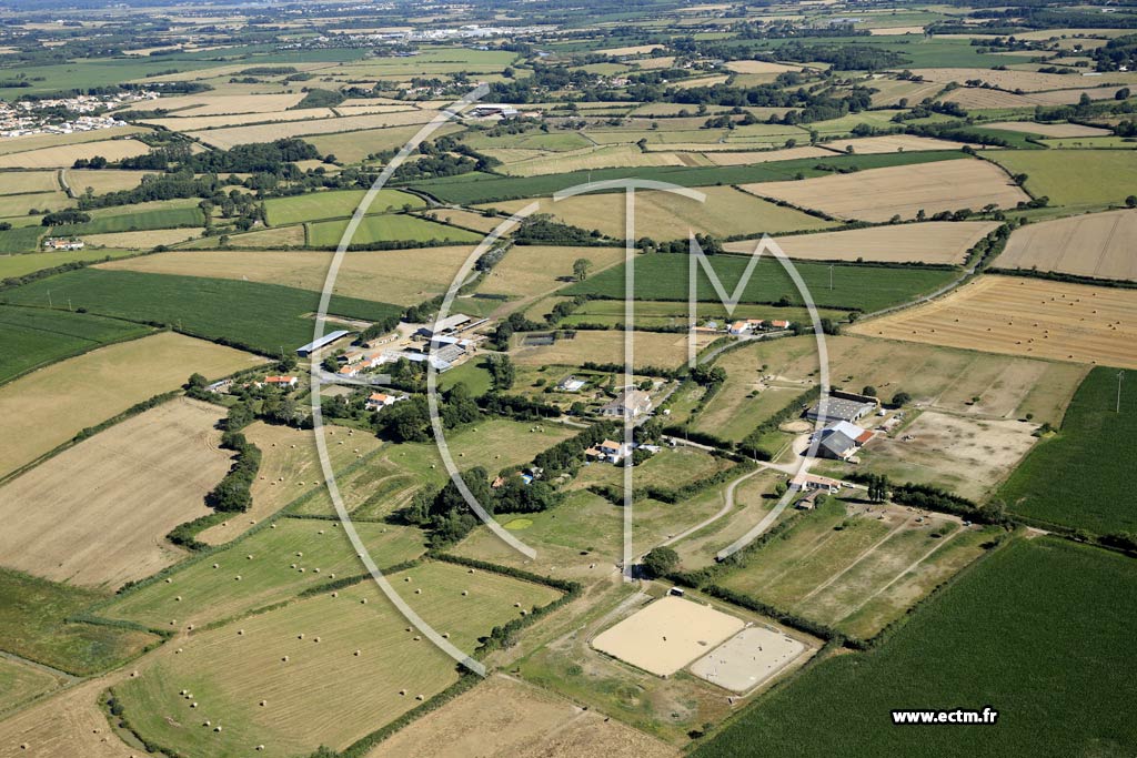 Photo arienne de L'Aiguillon-sur-Vie (la Tricoterie - Sainte-Hlne)