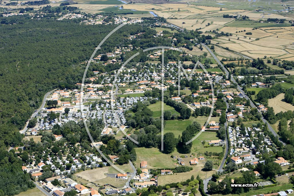 Photo arienne de Notre-Dame-de-Monts