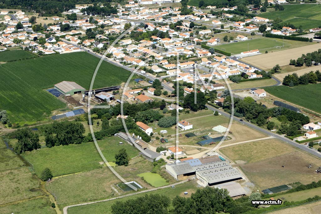 Photo arienne de Notre-Dame-de-Riez (la Trie)