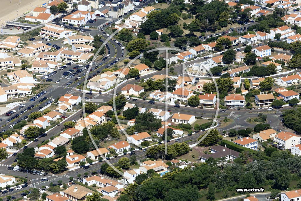 Photo arienne de Saint-Gilles-Croix-de-Vie (Grand Plage)