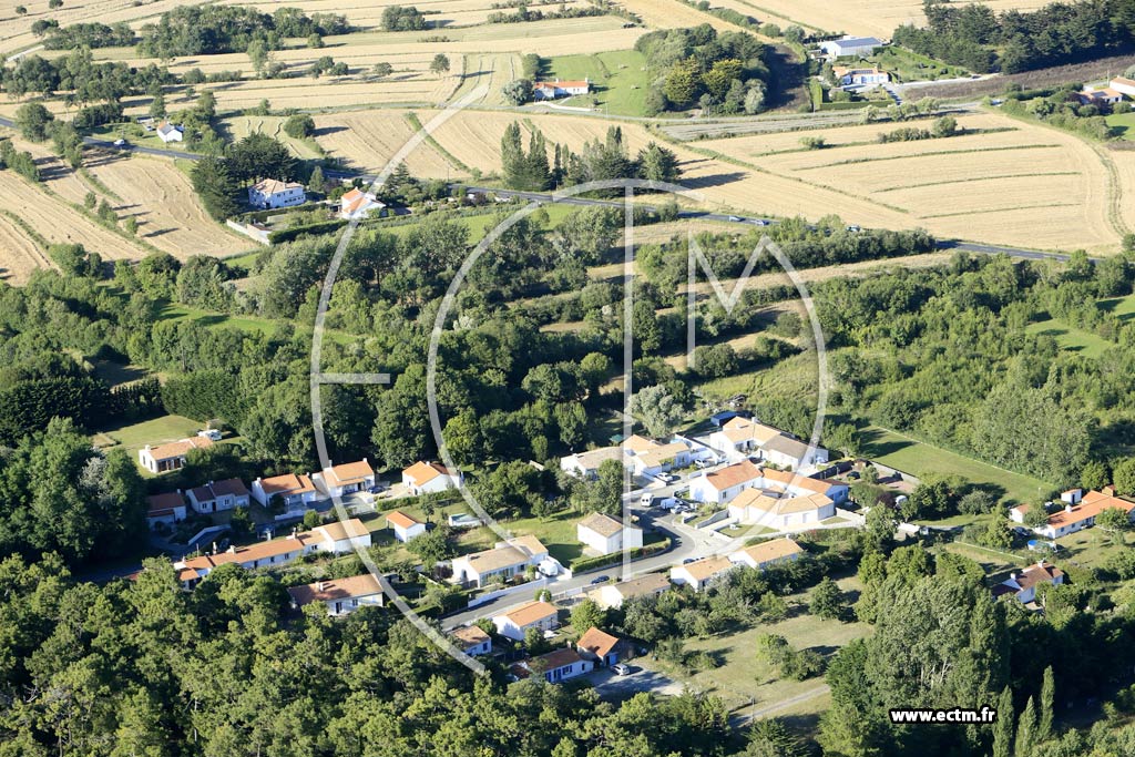 Photo arienne de La Barre-de-Monts