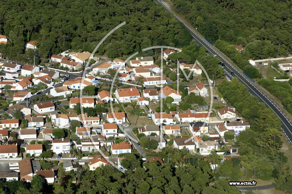 Photo arienne de La Barre-de-Monts (Fromentine)