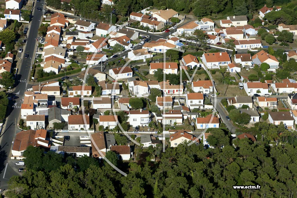 Photo arienne de La Barre-de-Monts (Fromentine)