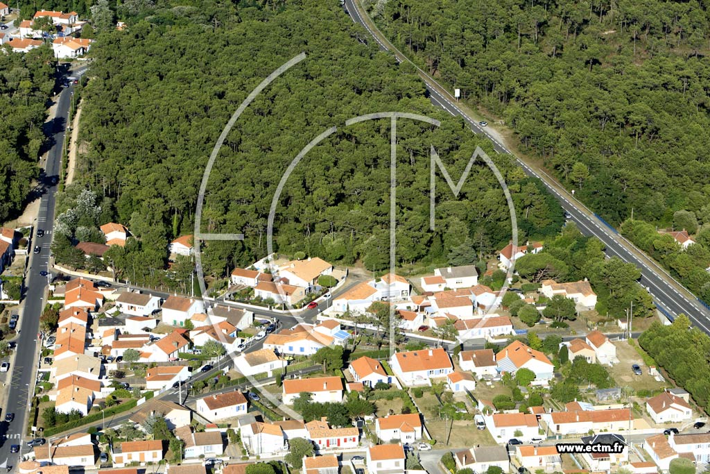 Photo arienne de La Barre-de-Monts (Fromentine)